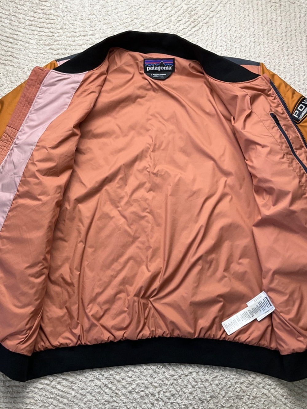 Patagonia Women's Zemer Bomber Jacket*Company Logo MIHP STY27881FA21 Size Large - Picture 7 of 15